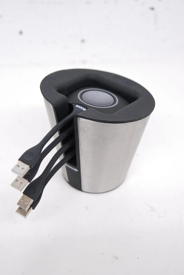 Used Barco Clickshare R9861006D01 Buttons - Lot of 4 W/ Holder R9861006T01