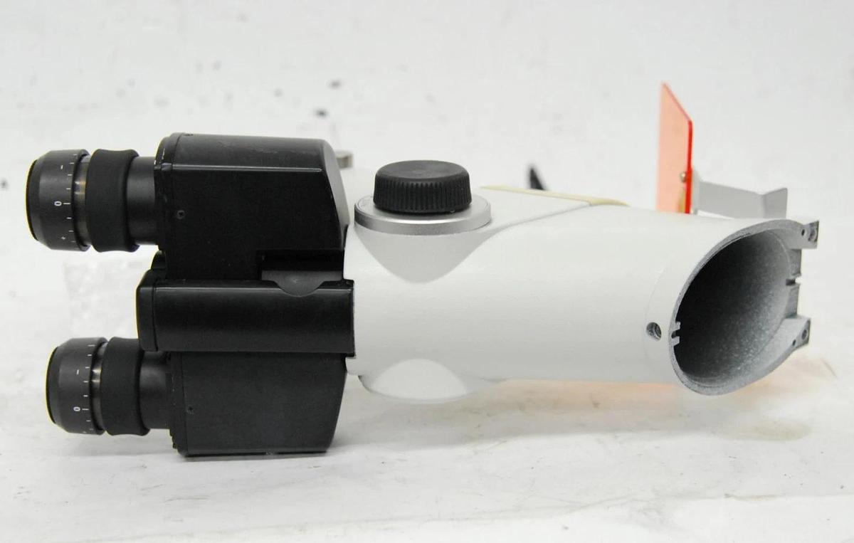 Used Nikon TS100 Trinocular Head W/ V-T Camera Adapter, 2x C-W 10XA/22 Eyepieces