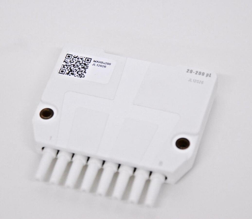 Used Gilson Pipetmax MAX8x200 20-200uL Pipette Head (Pipetmax 268)