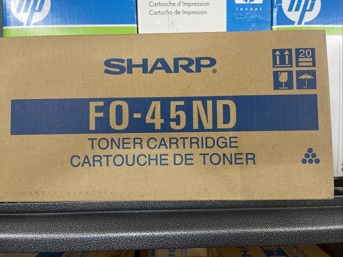 Used Genuine Sharp FO-45ND Black Toner Cartridge