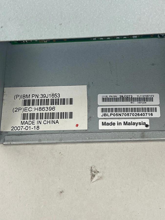 Used IBM 39J1653 39J3273 Series Operator Display Panel
