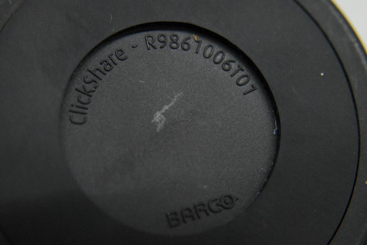 Used Barco Clickshare R9861006D01 Buttons - Lot of 4 W/ Holder R9861006T01