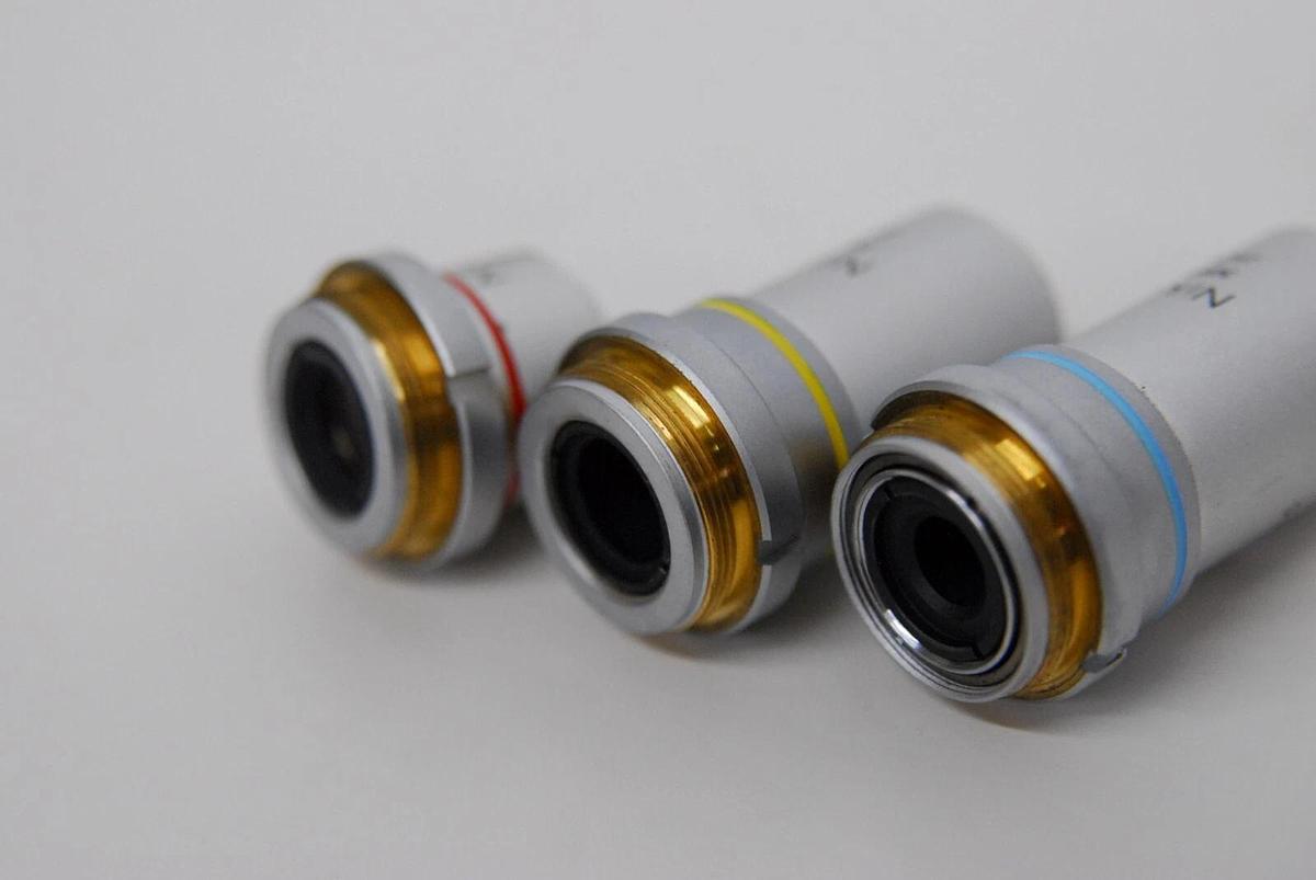 Used Nikon 4 SC, 10 SC, 40 SC Objectives