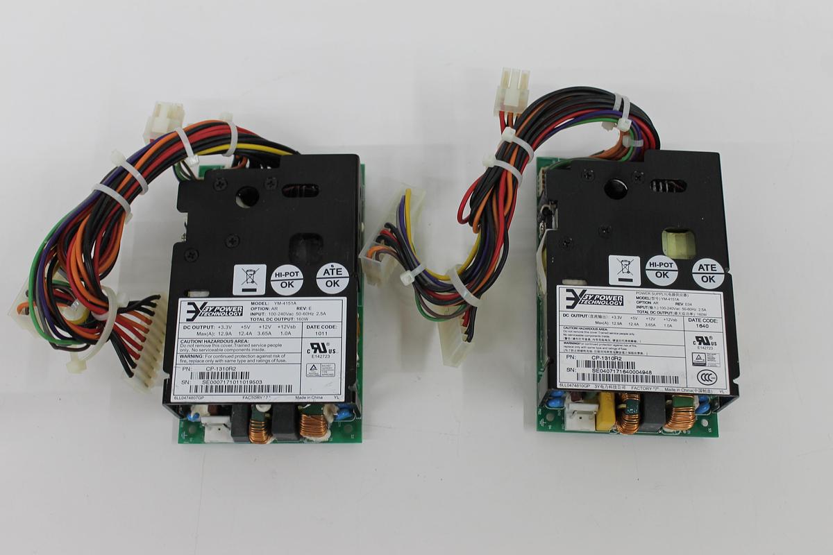 Used 3Y Power Technology YM-4151A 160W Power Supply LOT OF 2