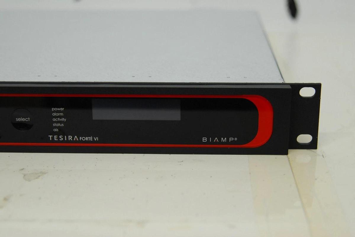Used BIAMP TesiraFORTE VI Digital Audio Server