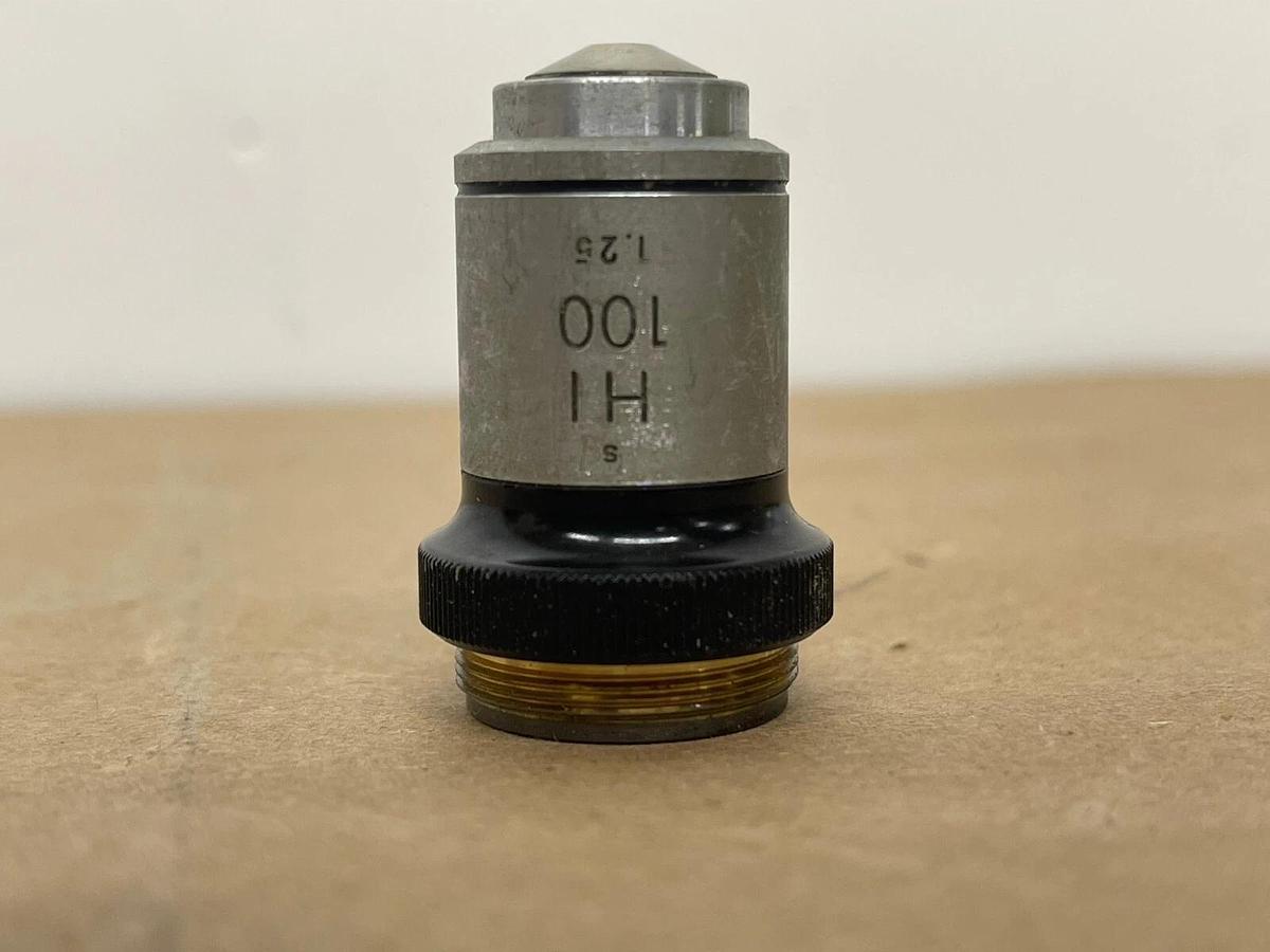 Used Nikon Microscope Objective HI 100, 1.25, 55890