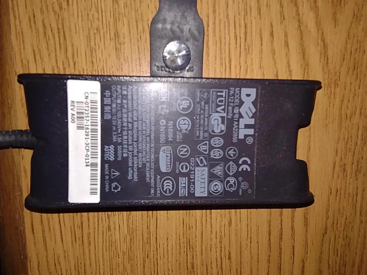 Used Dell AC ADAPTER Charger Power Adapter for Dell AA22850 w AC cable