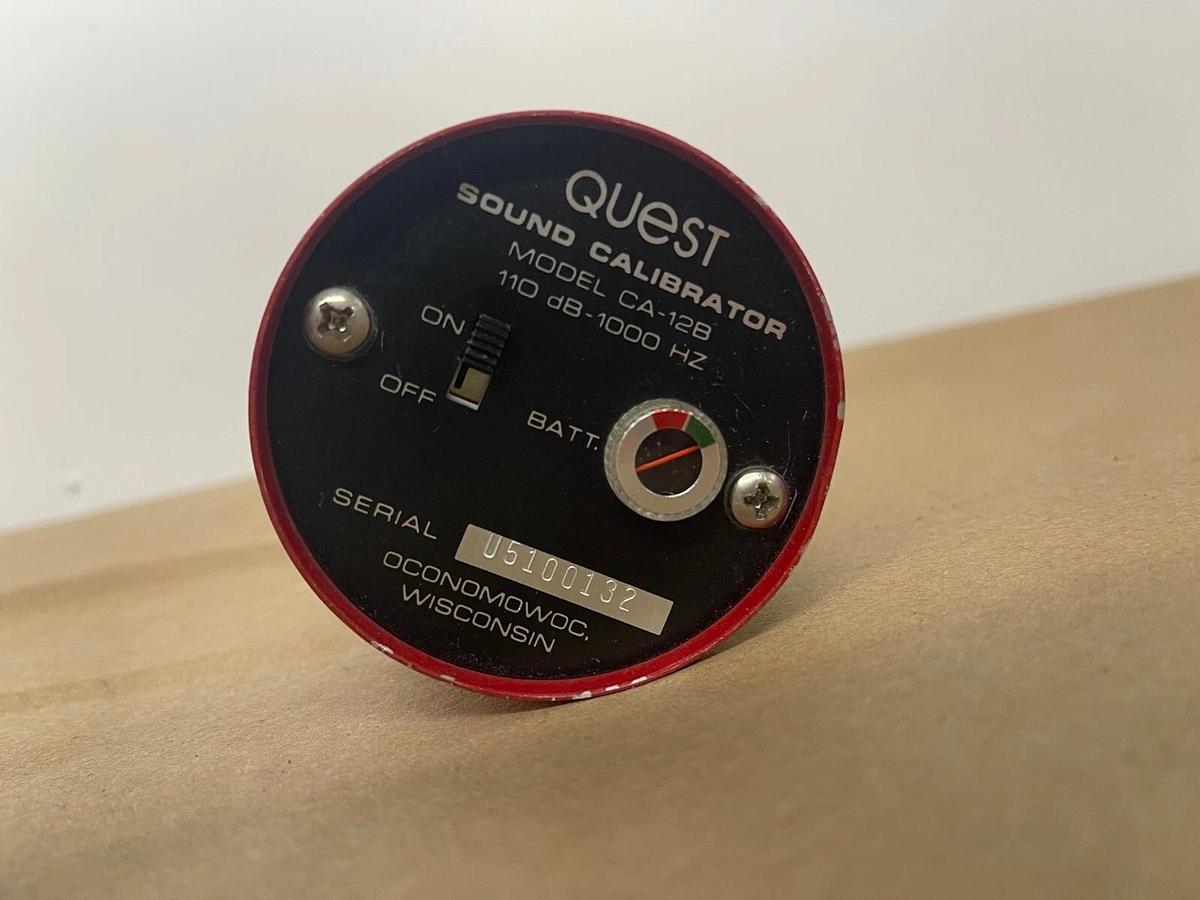 Used Quest CA-12B Permissible Sound Calibrator