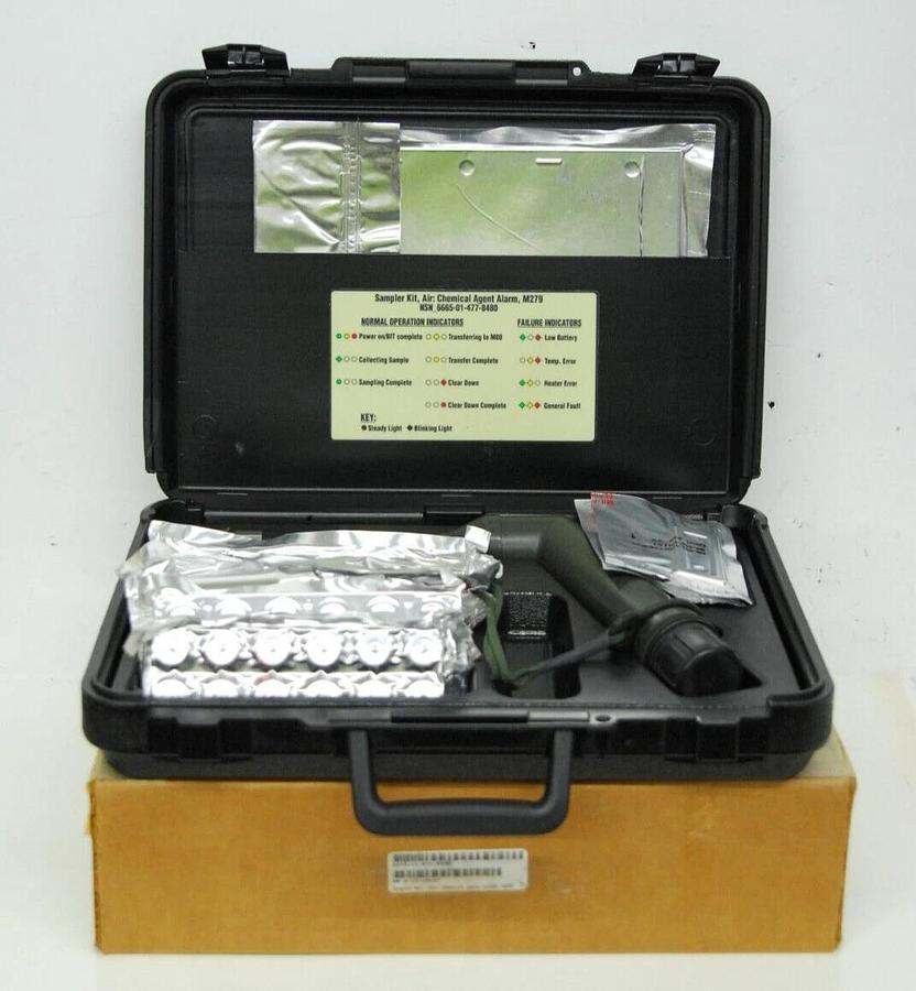 Used Sampler Kit, Air Chemical Agent Alarm M279, 6665-01-477-8480, 5-15-19049