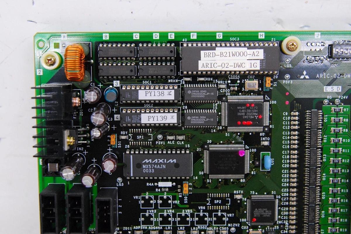 Used Mitsubishi ARIC-02-DWC BY171A647G51A Circuit Board (RA-90 Wire EDM)