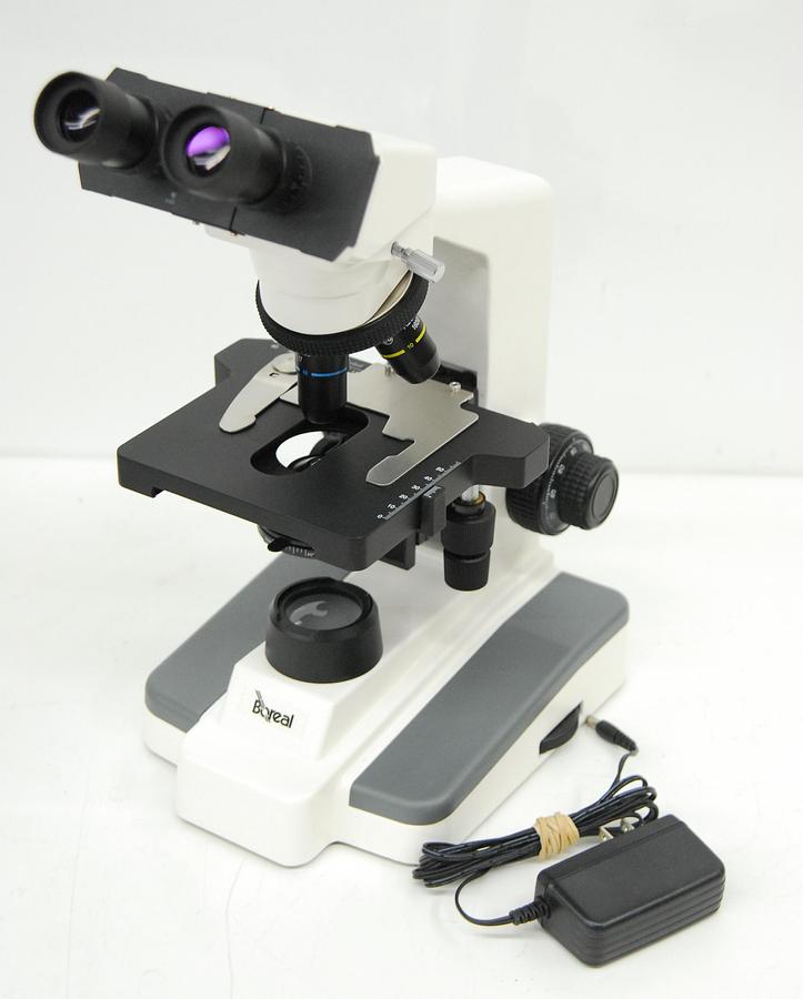 Used Boreal B2-252 Binocular Microscope W/ 4/10/40/100 Objectives
