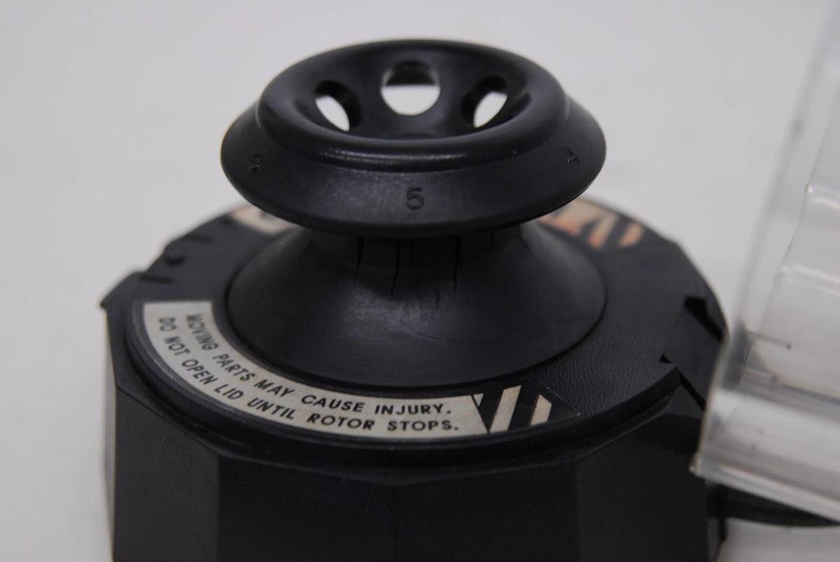 Used National Labnet Mini Centrifuge C-1200 W/ 6 Slot Rotor - TESTED