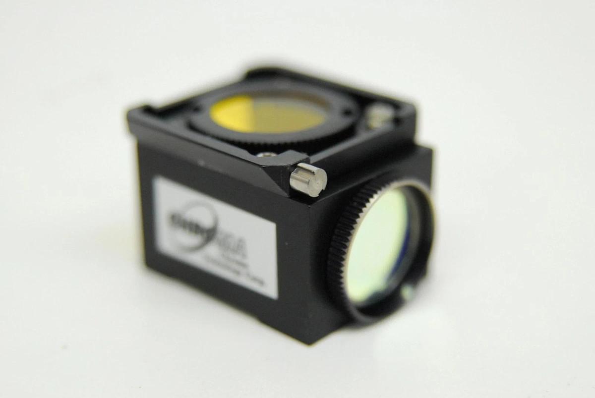 Used Chroma B-1A 31645 605 Microscope Filter Cube -Nikon Labophot, Optiphot, Diaphot