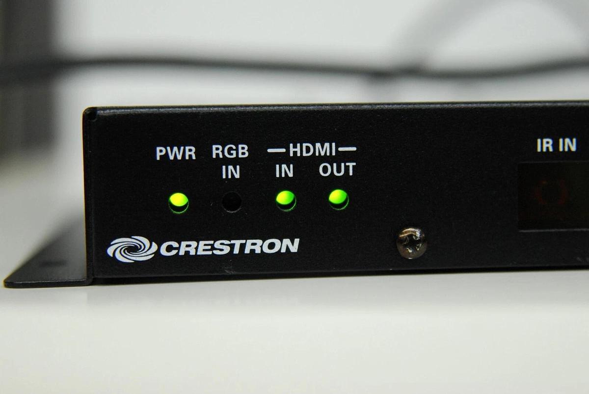 Used Crestron HD-SCALER 6504182 High-Definition Video Scaler W/ Power Adapter