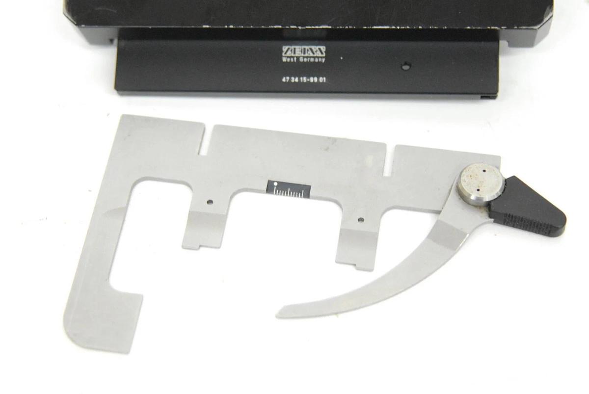 Used Zeiss 47 34 15 Mechanical Stage X-Y Stage W/ Quick Release Stage Carrier