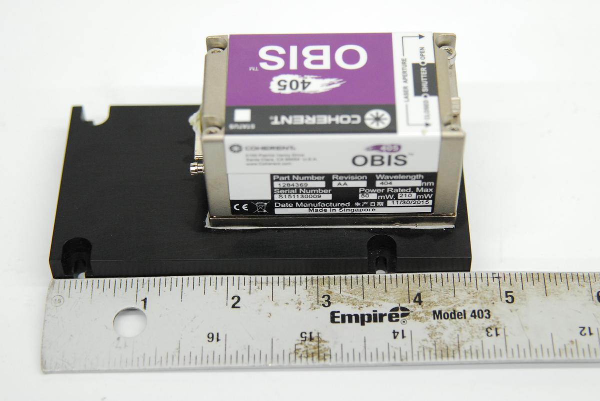 Used Coherent 1284369 OBIS 405nm 50mW LX Laser Module