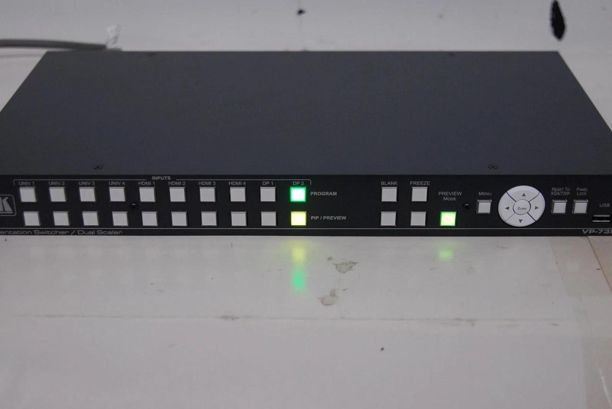 Used Kramer VP-732 Presentation Switcher/Dual Scaler - TESTED