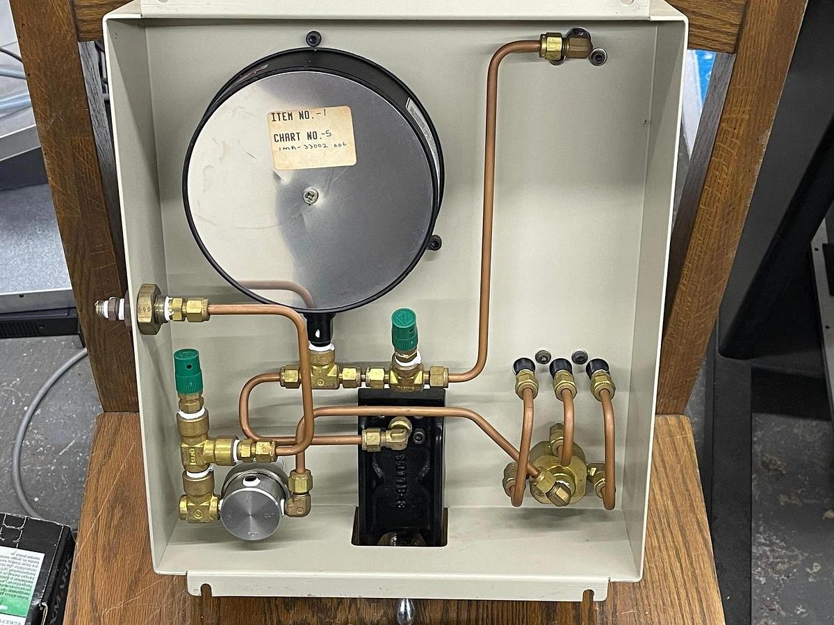 Used Ruska 1011-801 Gas Permeameter W/ Brooks Instrument Flow Meter