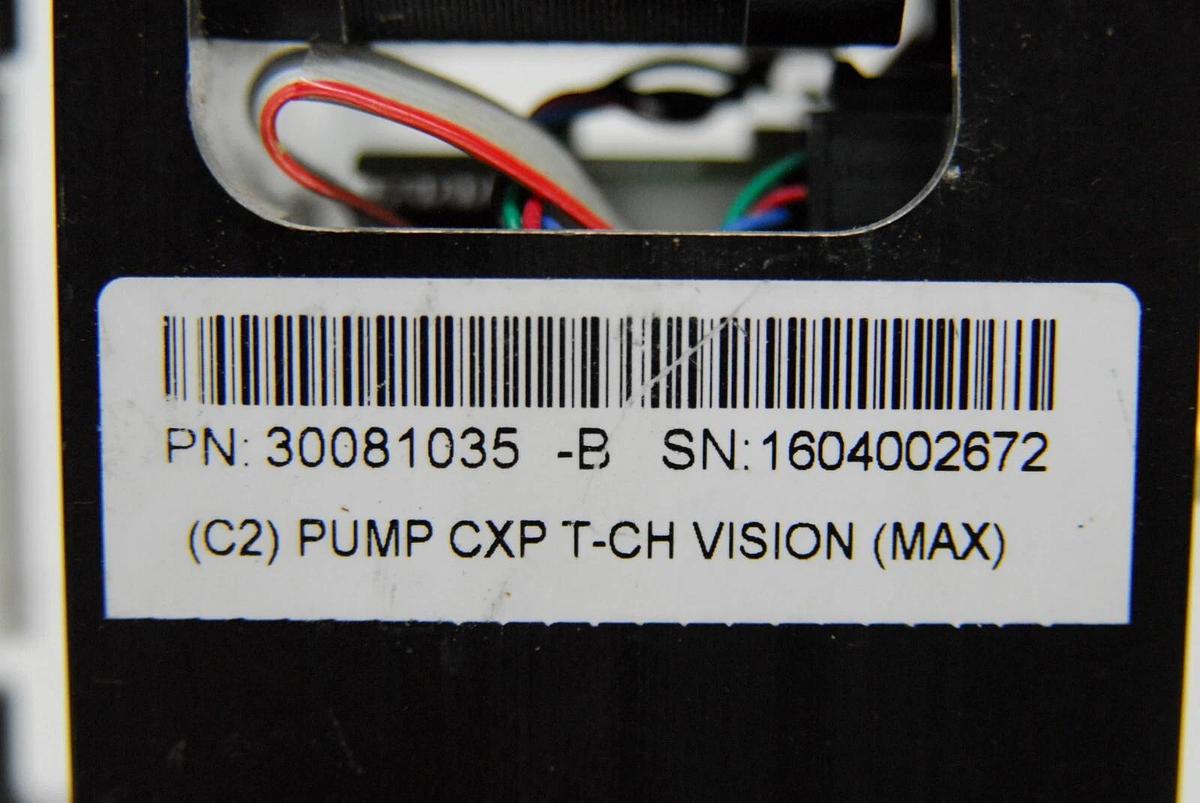 Used Tecan 30081035 Syringe Pump CXP T-CH Vision Max W/ 30055843 CXP Driver Board