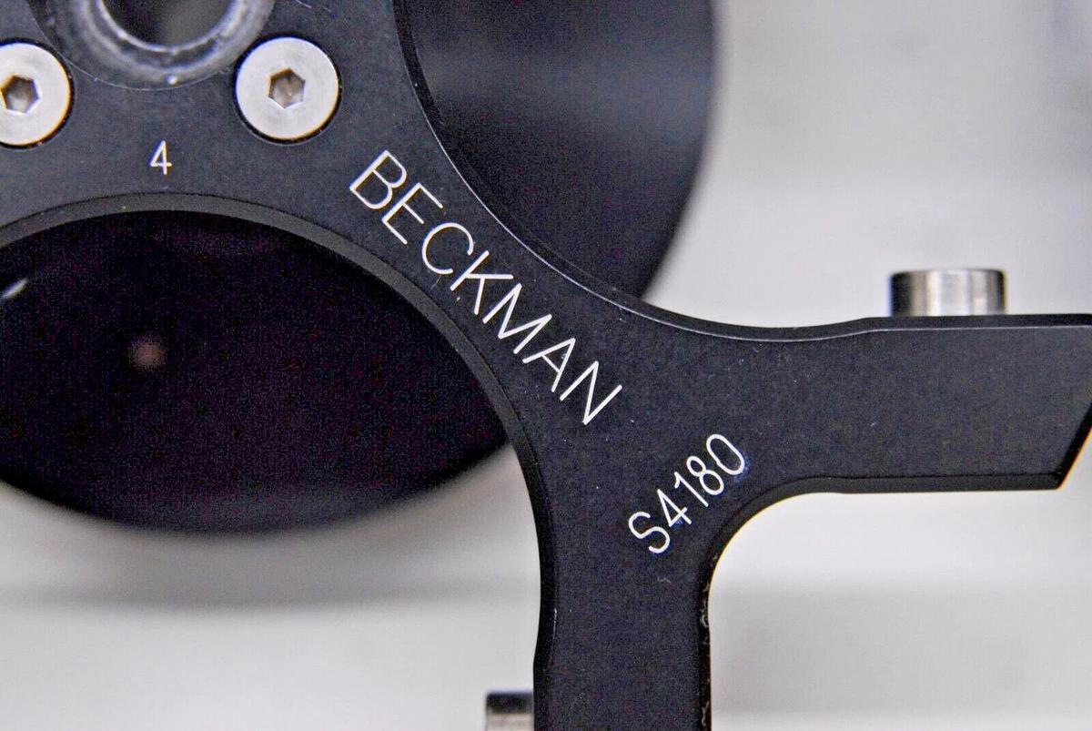 Used Beckman S4180 Swing Bucket Rotor W/ Buckets, Inserts 361230, 361234, 361222