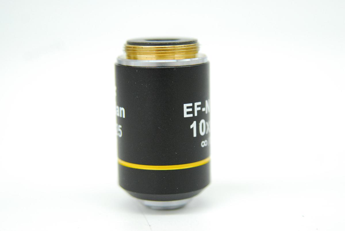 Used Motic EF-N Plan 10X/0.25 ∞/0.17 CCIS Infinity-Corrected RMS Microscope Objective