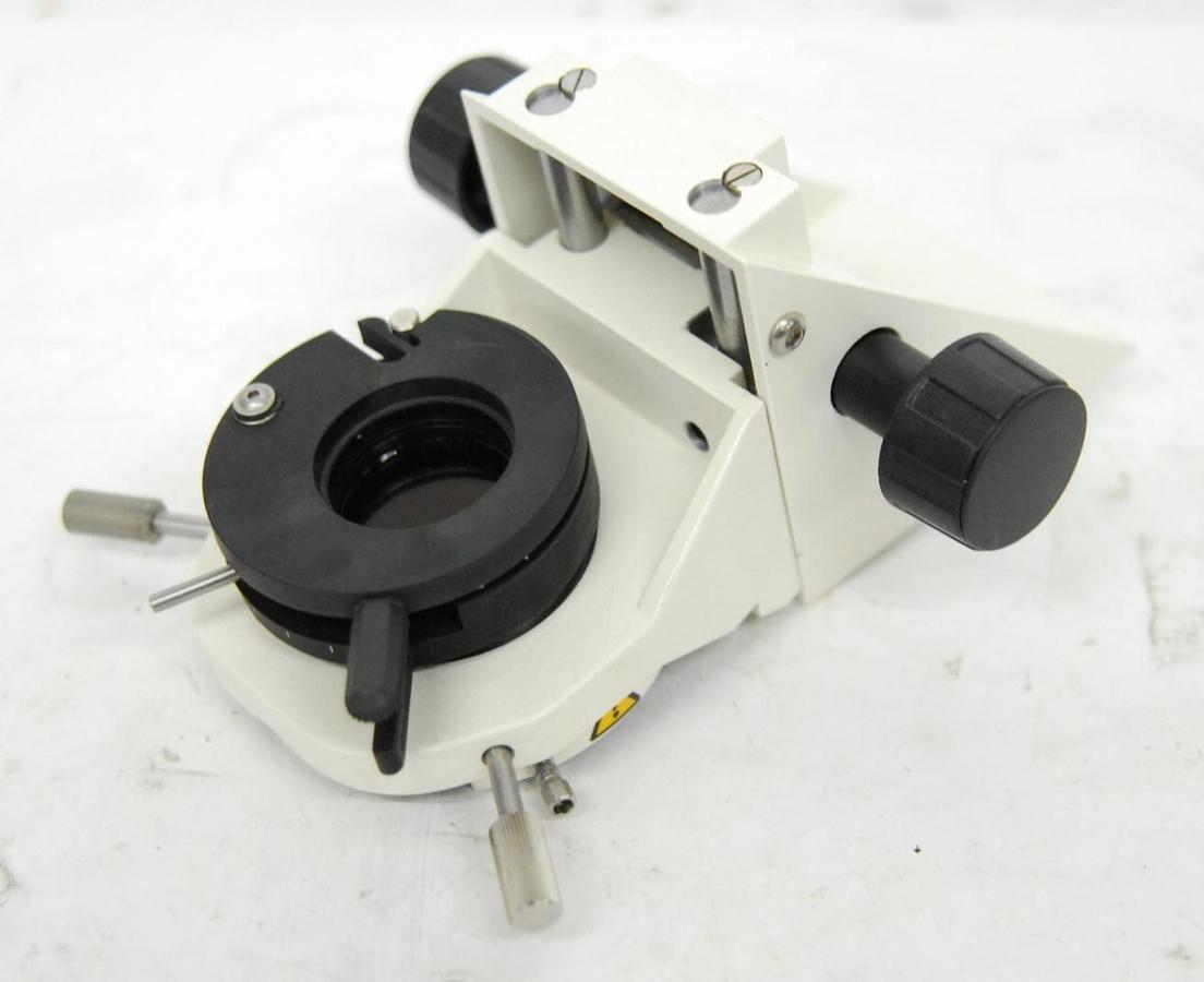 Used Zeiss 1016-201 Condenser Substage W/ 1121-813 Rotatable Polarizer D - Axiovert