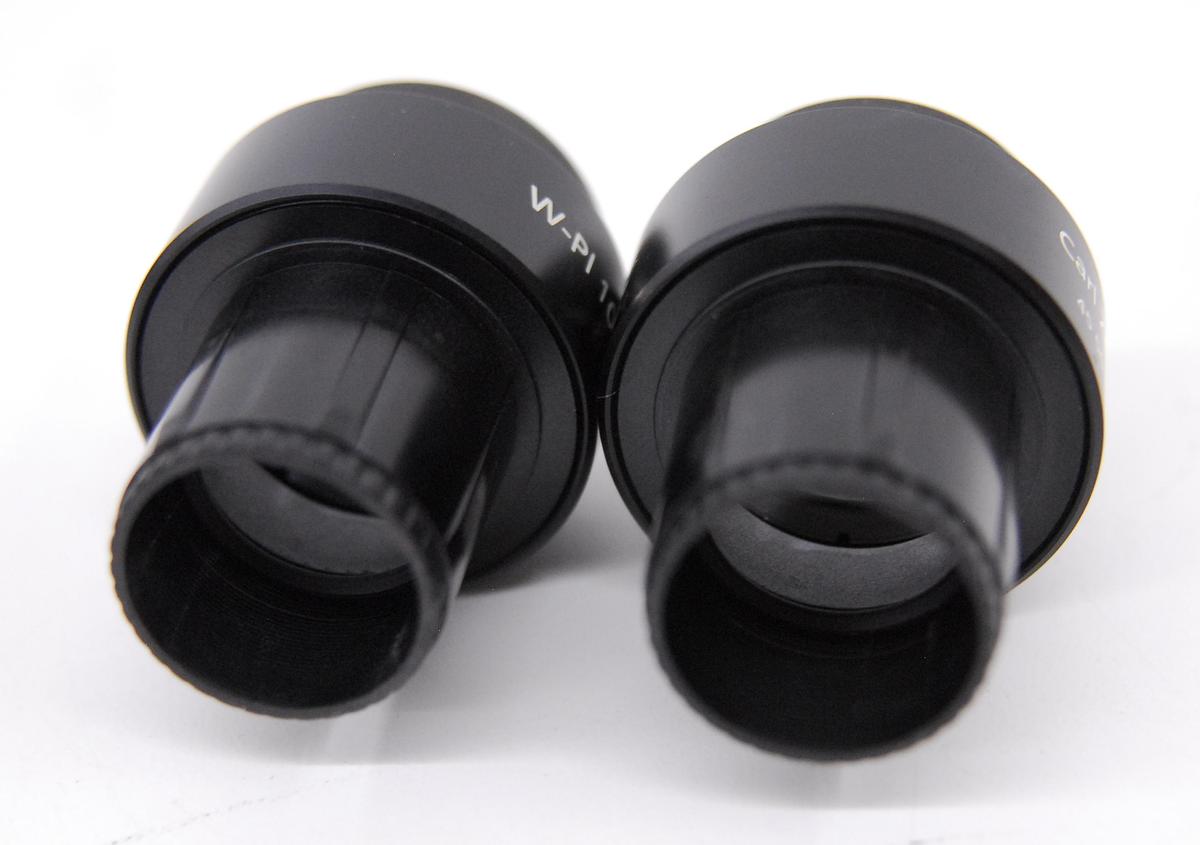 Used Zeiss 45 50 43 W-Pl 10x/23 Microscope Eyepiece Set