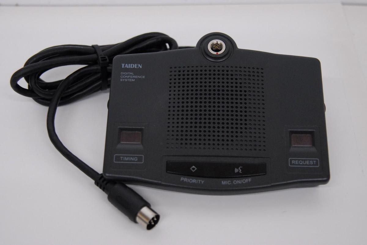 Used Taiden HCS-4333CB/20 Digital Congress System Chairman Unit - READ DESCRIPTION