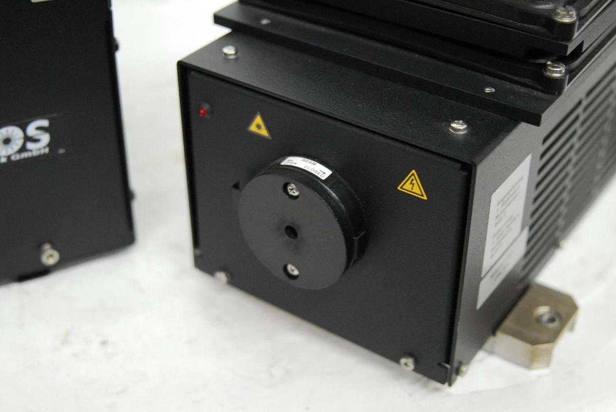 Used Lasos LGK 7812 ML4 Ar-Ion Laser 450-530nm W/ LGN 7812 Power Supply - LMS 510