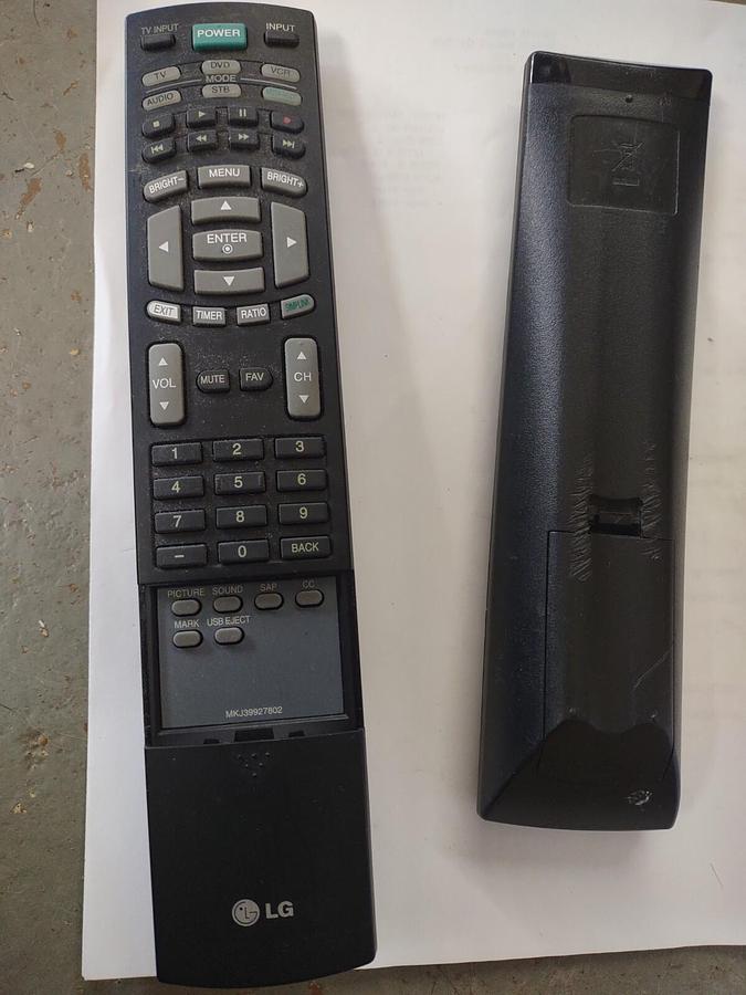 Used LG LCD TV REMOTE CONTROL MKJ39927802 for 42LB50 42LBX 47LBX 52LBX 60PB4DA