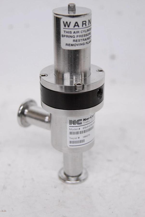 Used Nor-Cal ESVP-0752-NWB Pneumatic Angle Valve