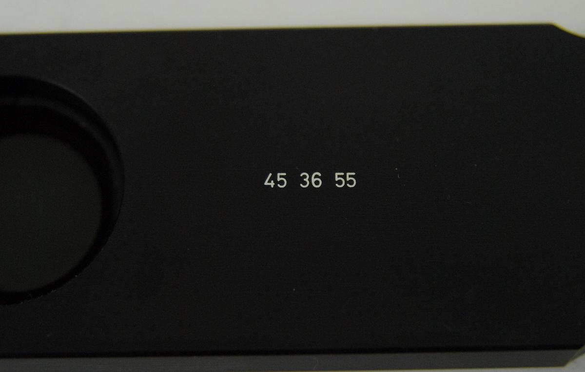 Used ZEISS 453655 Analyzer Polarizer Slider W/ 453653 Depolarizer Filter - Axioplan