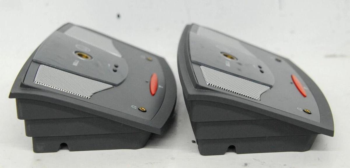 Used AKG CS5 DU Conference Delegate Base Unit W/ Microphone, 1x AC Adapter - Lot of 2