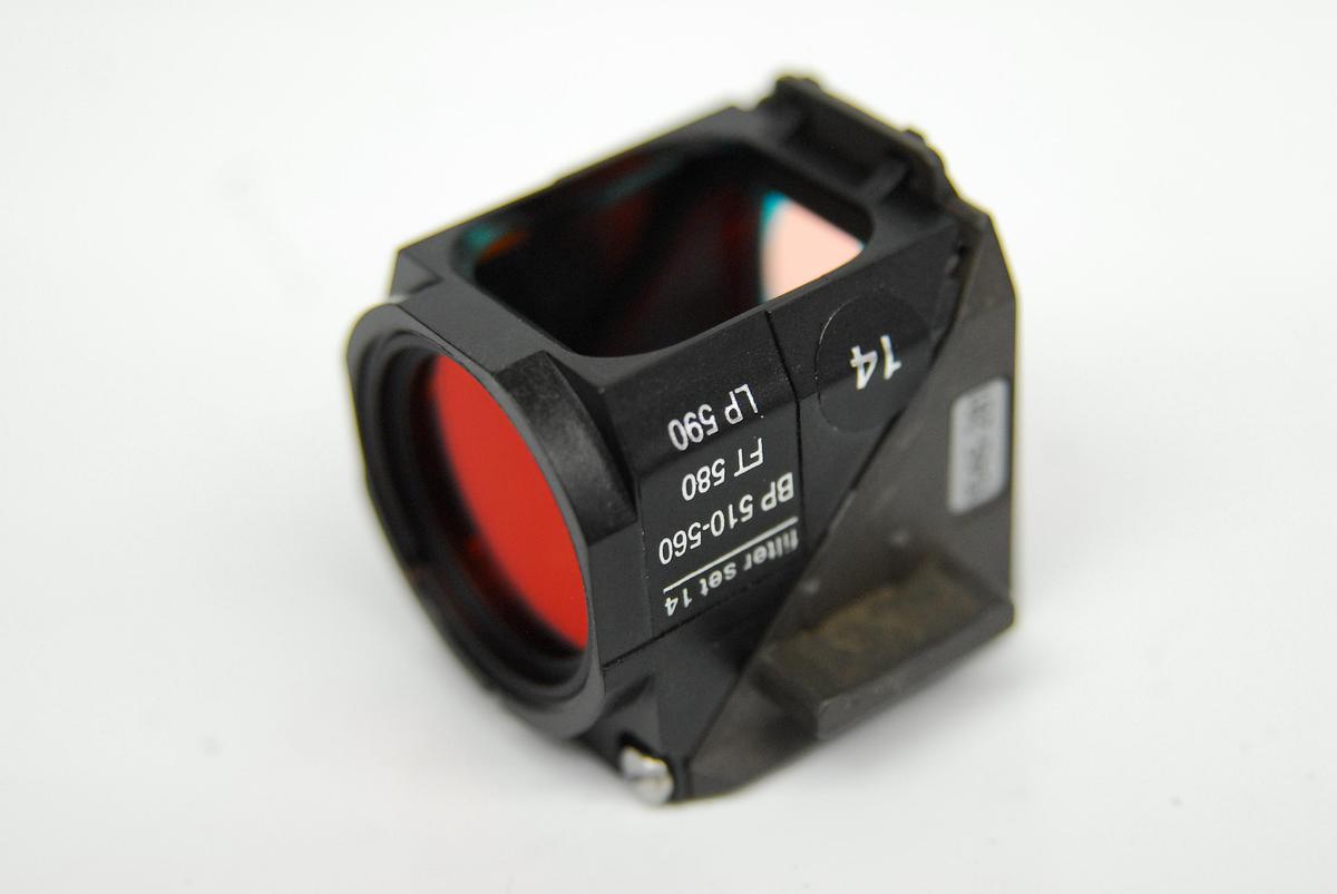 Used Zeiss 488014 Filter Cube Set 14 (BP 510-560, FT 580, LP 590) - Axiovert 200M