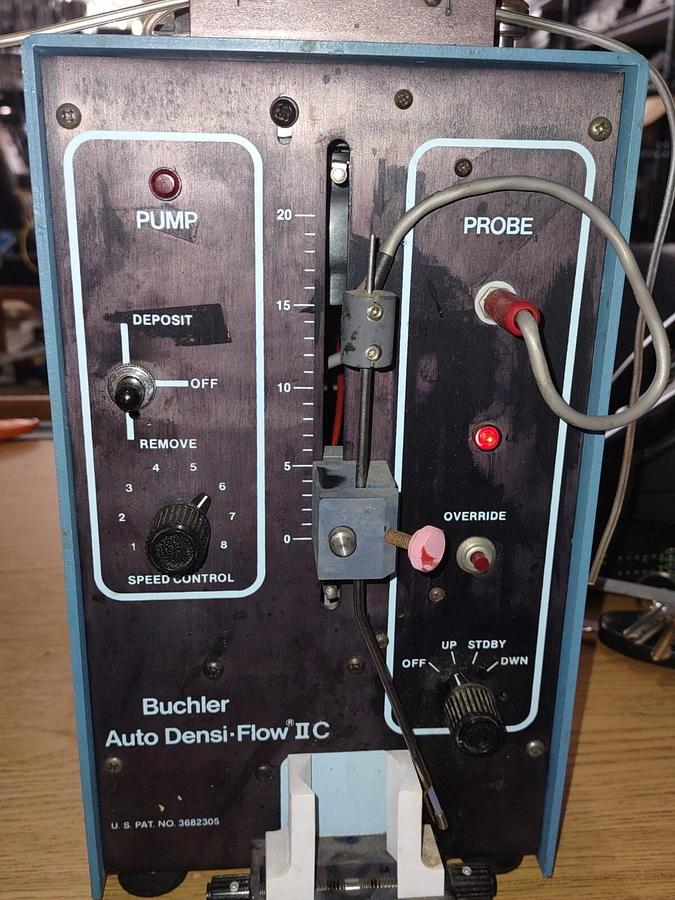 Used Buchler Instruments Auto Densi-Flow II~ For PARTS/ REPAIR