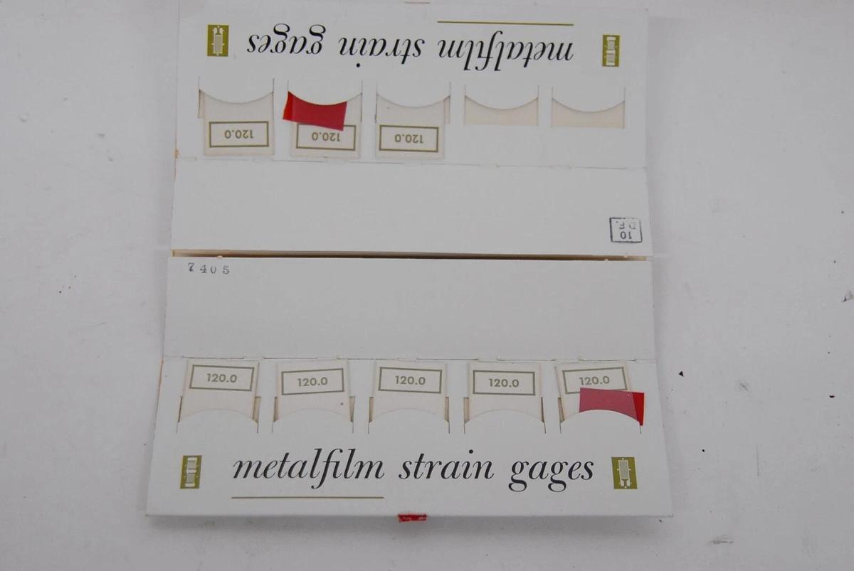 Used Budd Tatnall Metalfilm Strain Gages - READ DESCRIPTION - Lot of 7