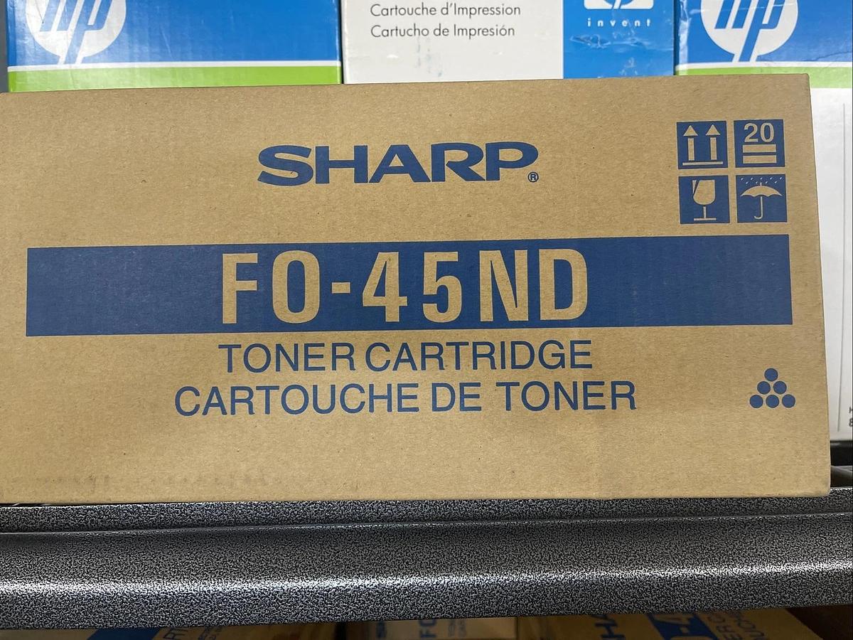 Used Genuine Sharp FO-45ND Black Toner Cartridge