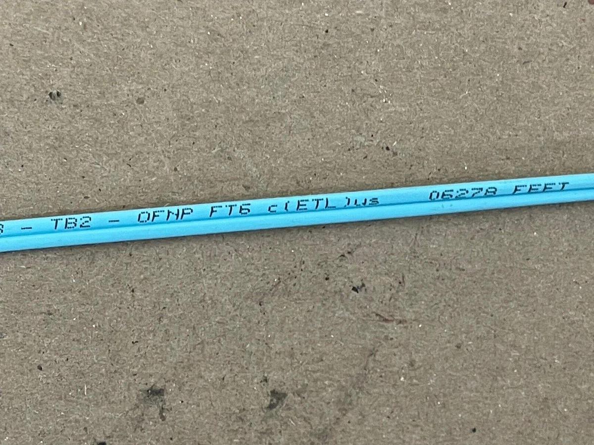 Used Corning Cable Optical 04/2017, 12549882, 2 MM50 0M3, TB2, by the foot