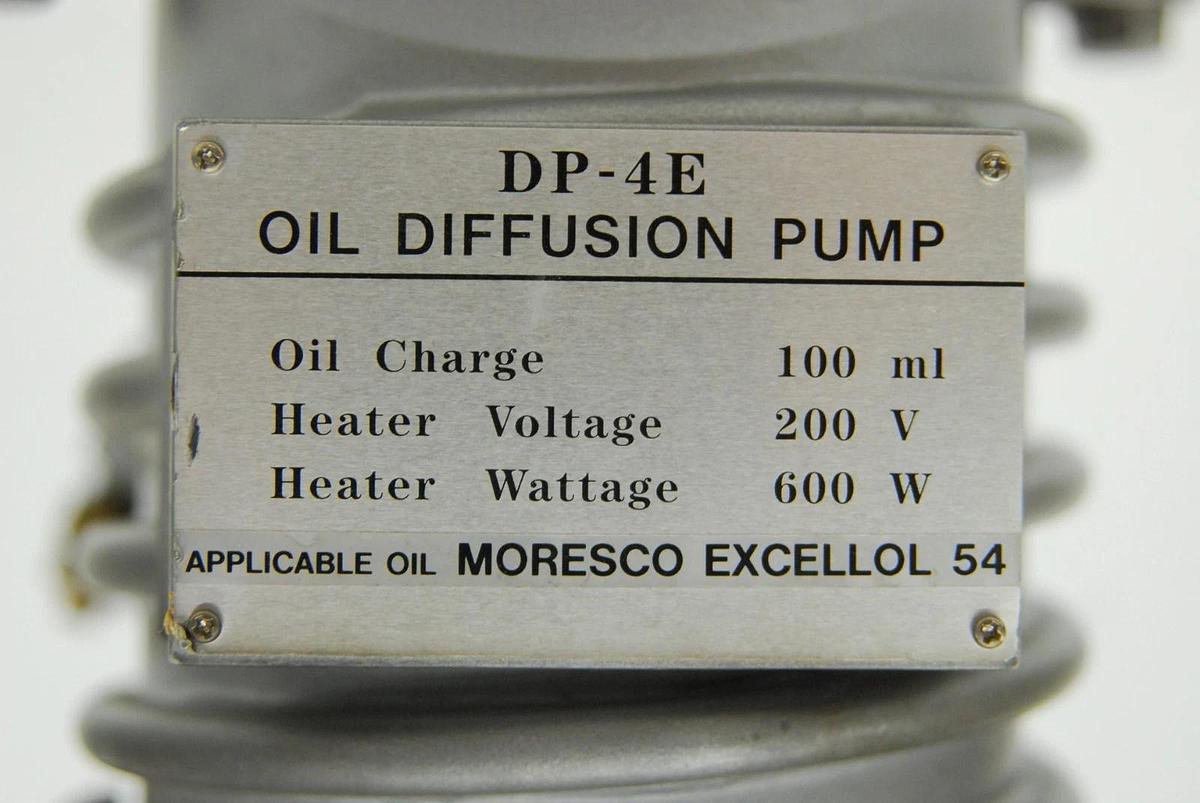 Used Jeol DP-4E Oil Diffusion Pump for Jeol JEM 1230 TEM Electron Microscope