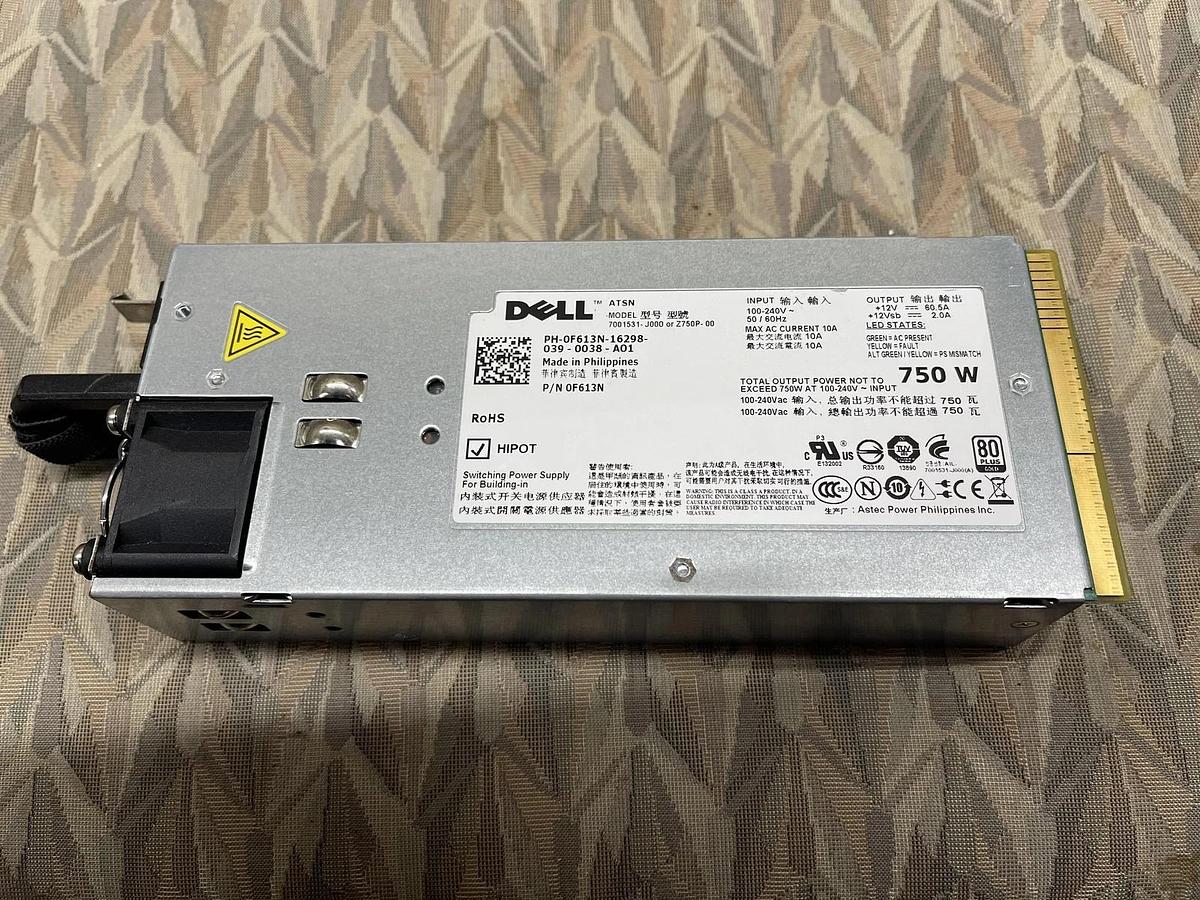 Used DELL 0f613n Power Supply