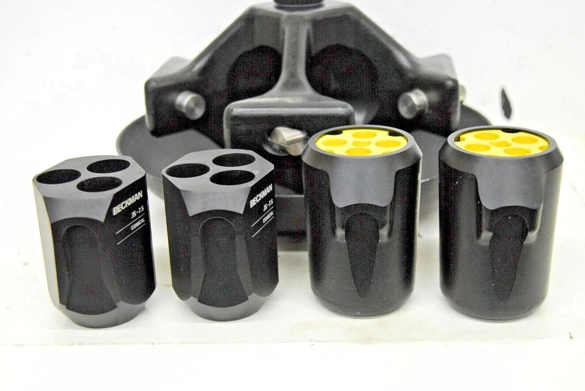 Used Beckman JS-7.5 Swing Bucket Rotor 7500RPM W/ 362216, 362213 Buckets