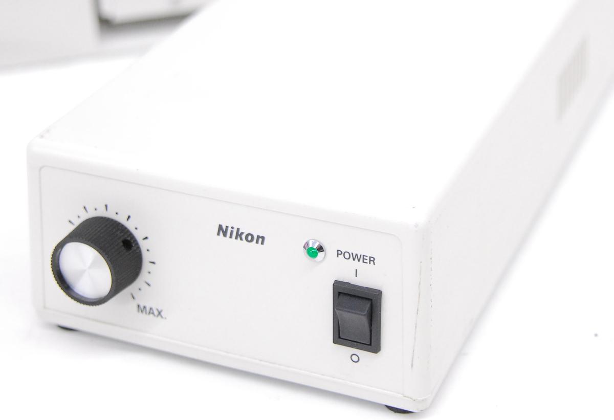 Used Nikon T-DH Dia Illumination Pillar W/ TE2-PS100W, LHS-H100P-1 Lamp (TE2000-E)