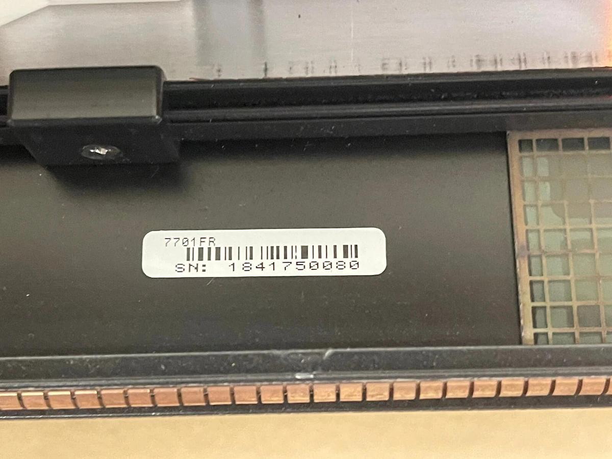 Used Evertz 7701 1RU Multiframe /W 7711UC-HD, 7760CCM-HD, 7736CD2-A4 Cards