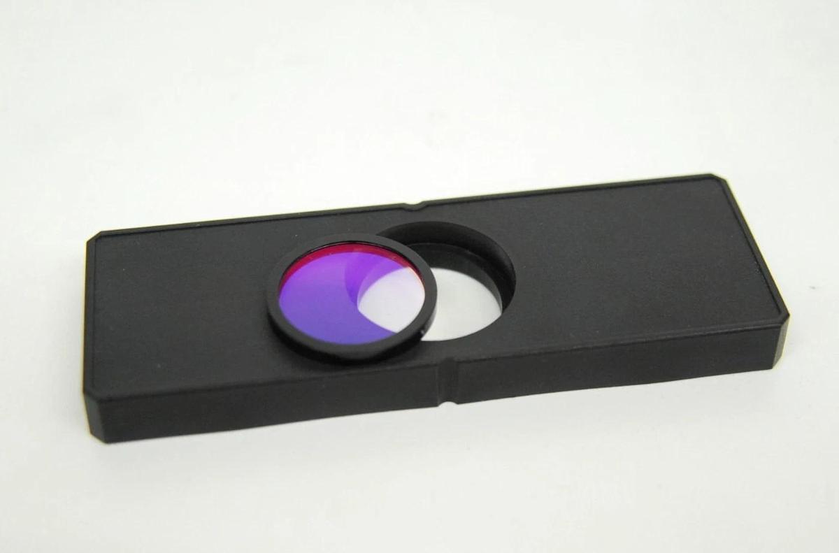 Used Zeiss 1127-266/01 Analyzer Slider Filter Holder W/ Filter - Axiovert 200 M