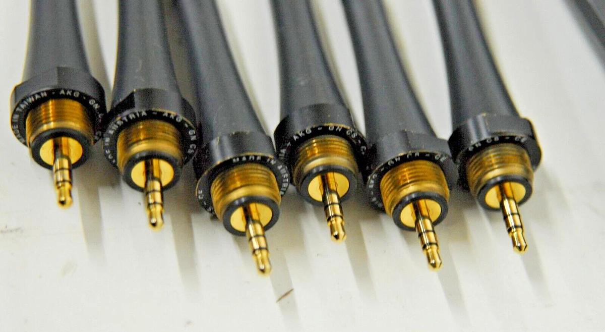 Used AKG CS5 DU Conference Delegate Base Unit W/ Microphone, 1x AC Adapter - Lot of 6