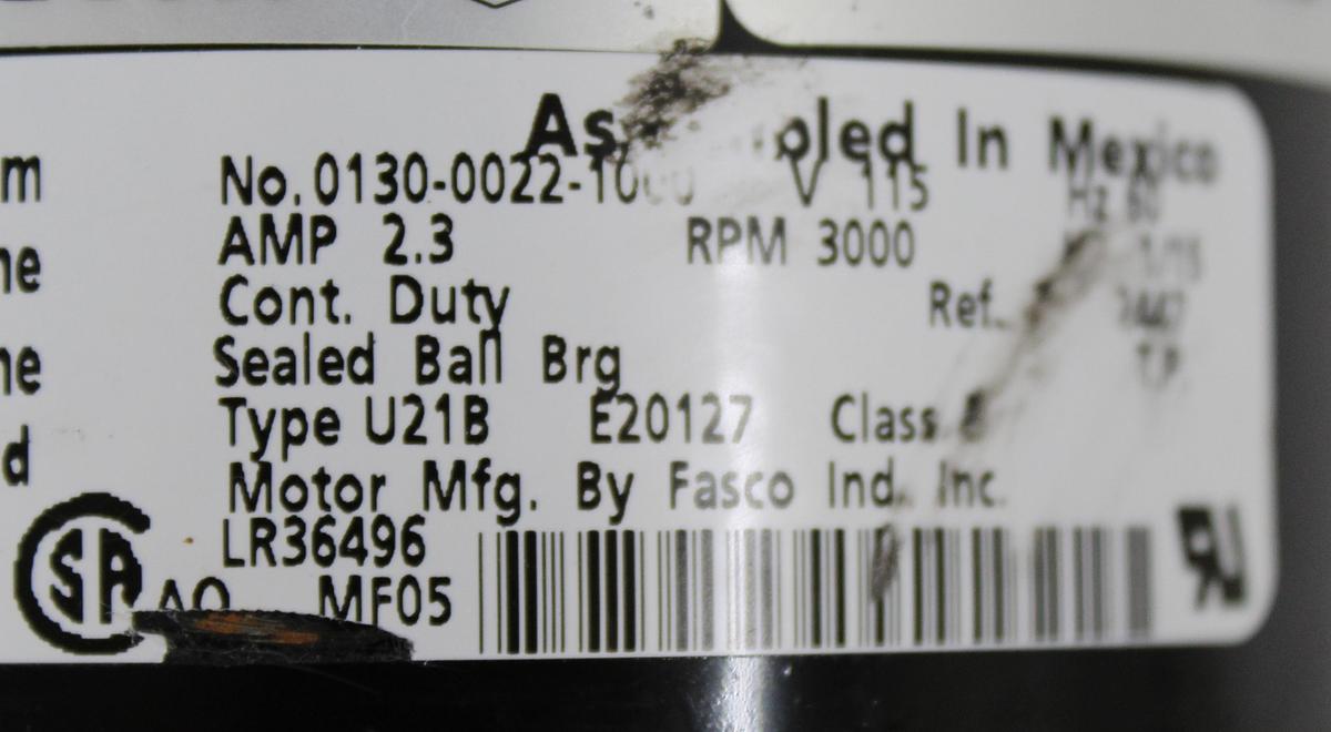 Used March MFG AC-3C-MD 1/15HP Pump 115V 3000 RPM