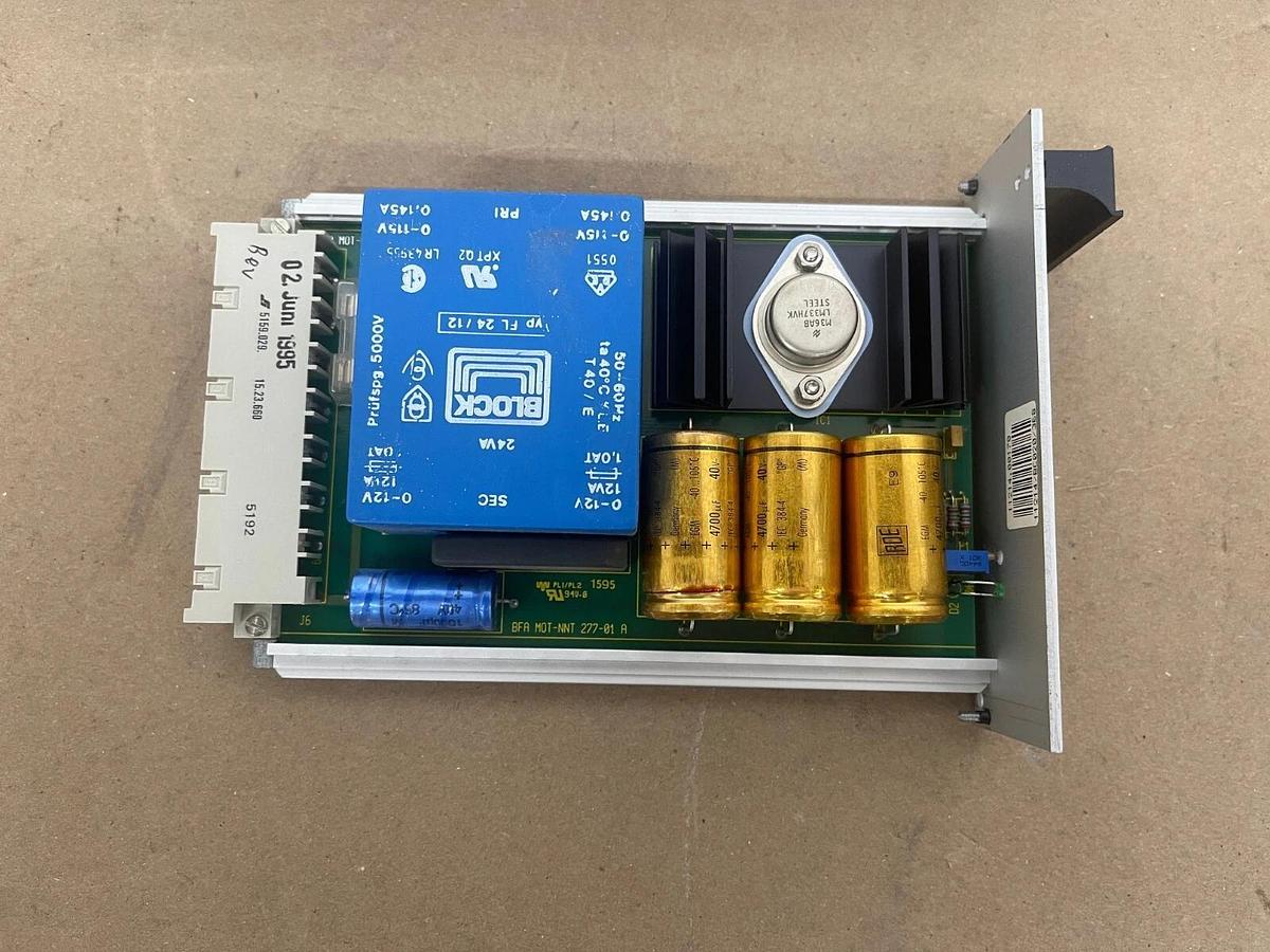Used BRUKER BFA MOT-NNT 277-01A DC12 Power Module
