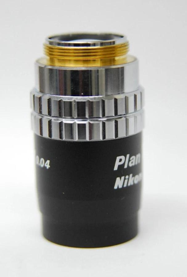 Used Nikon Plan 1/0.04 160/- Microscope Objective