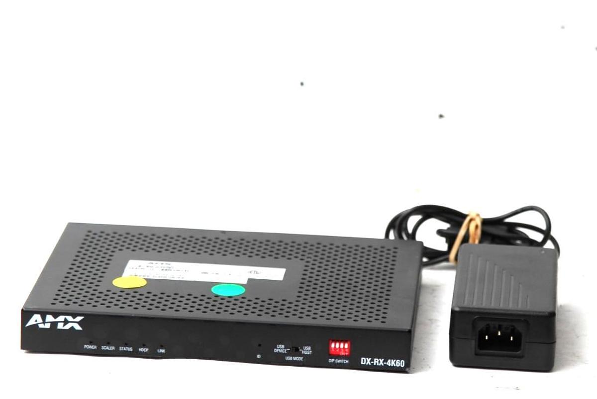 Used AMX FG1010-512-01 DX-RX-4K60 Video Extender Receiver Black