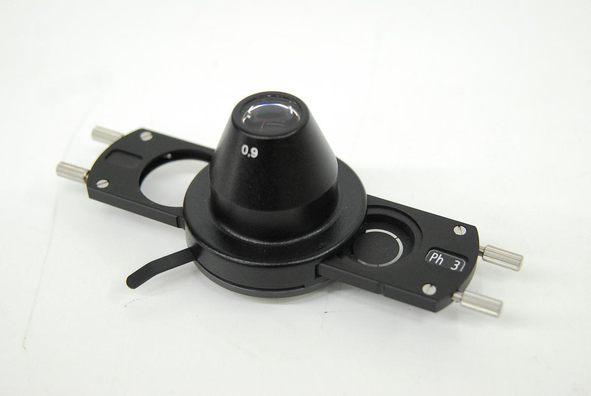 Used Zeiss 1104-285 0.9 Condenser W/ 1144-488 3 Position Ph Slider (Axioskop 40)